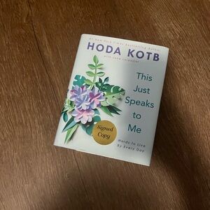 Hoda Kotb 'This Just Speaks to Me' Book
